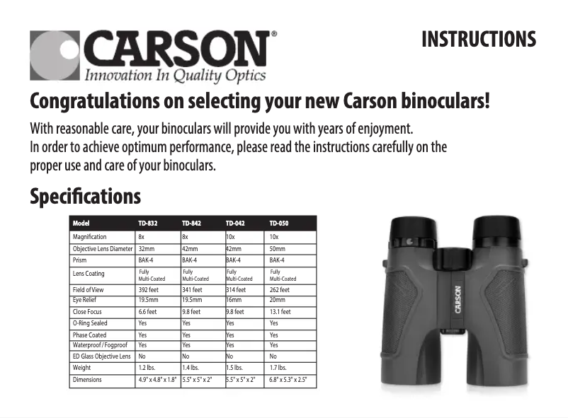 Image de la première page du manuel de l'appareil 3D Series TD-832