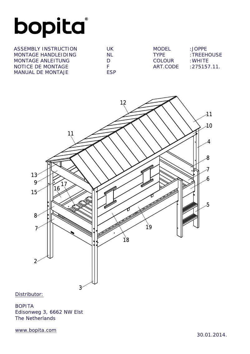 Page n°1 - Manuel utilisateur Bopita Joppe
