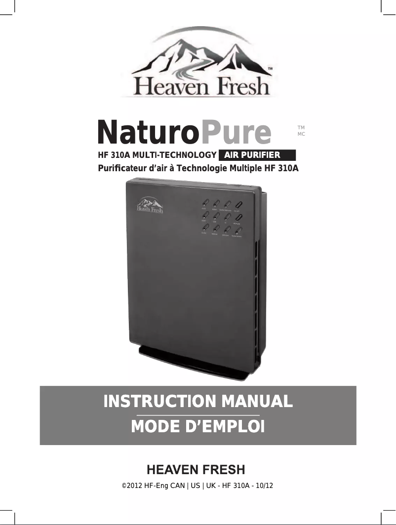 Page n°1 - Manuel utilisateur Heaven Fresh HF 310A