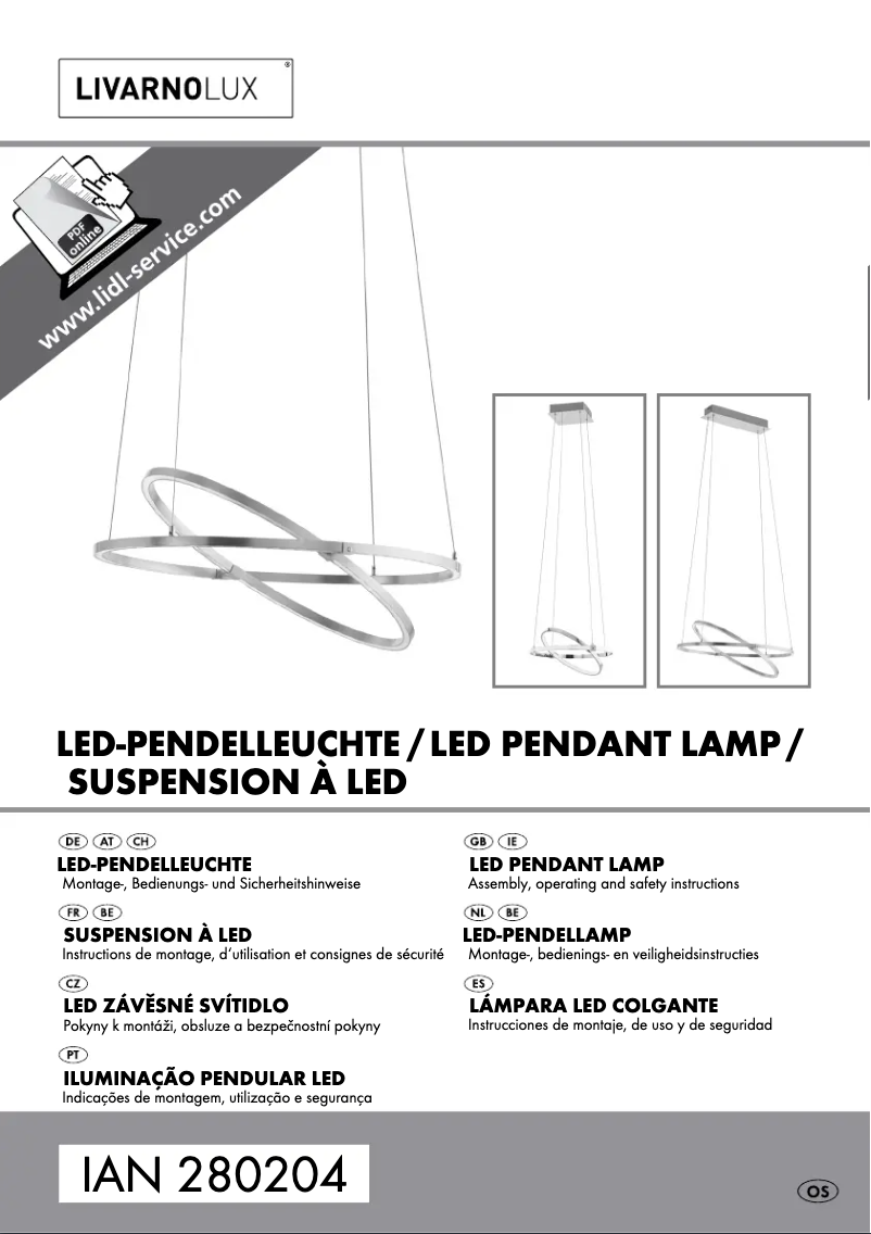 Page n°1 - Manuel utilisateur Livarno Lux 14102302L