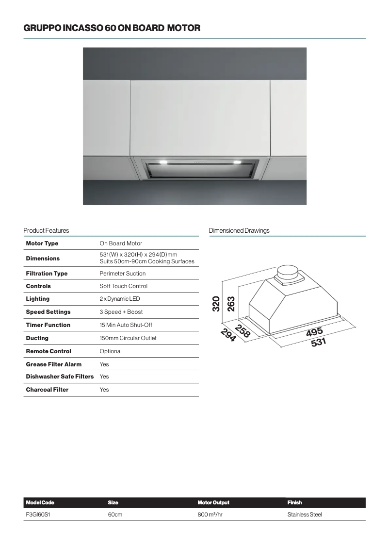 Image de la première page du manuel de l'appareil F3GI60S1