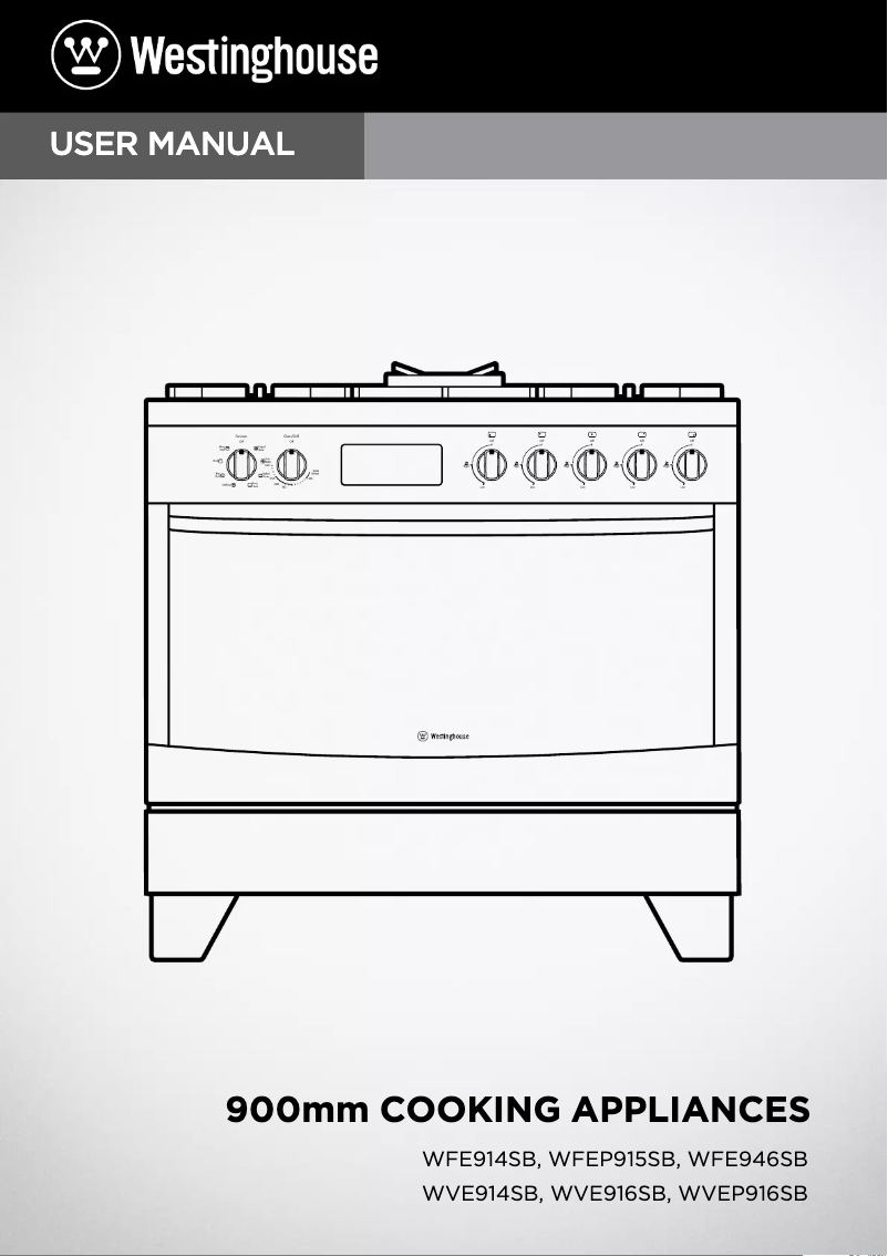 Image de la première page du manuel de l'appareil WFE946SB