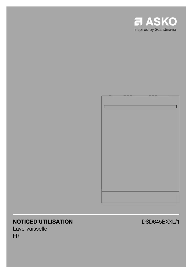 Page n°1 - Manuel utilisateur Asko 645BXXL