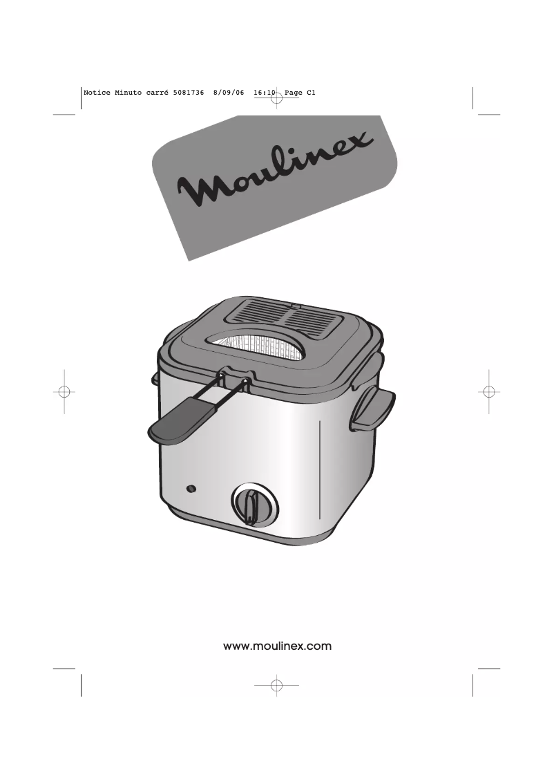 Page 1 de la notice Manuel utilisateur Moulinex Minuto
