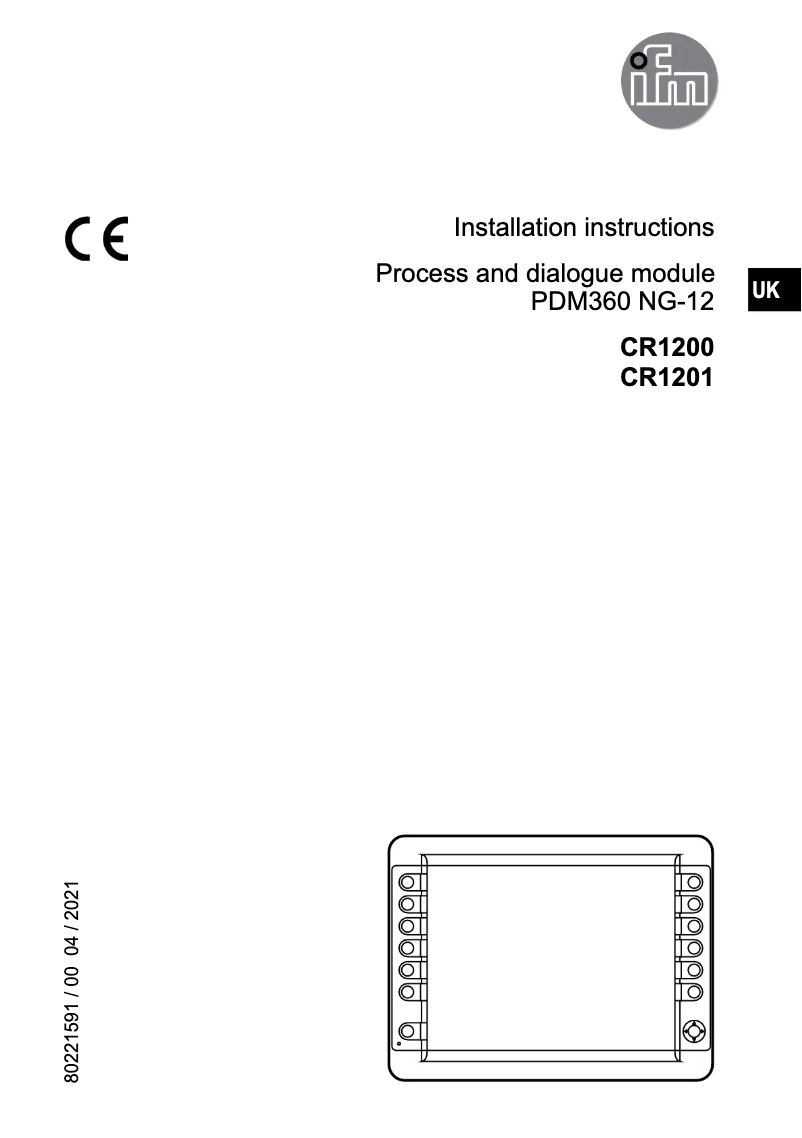 Image de la première page du manuel de l'appareil EC2117