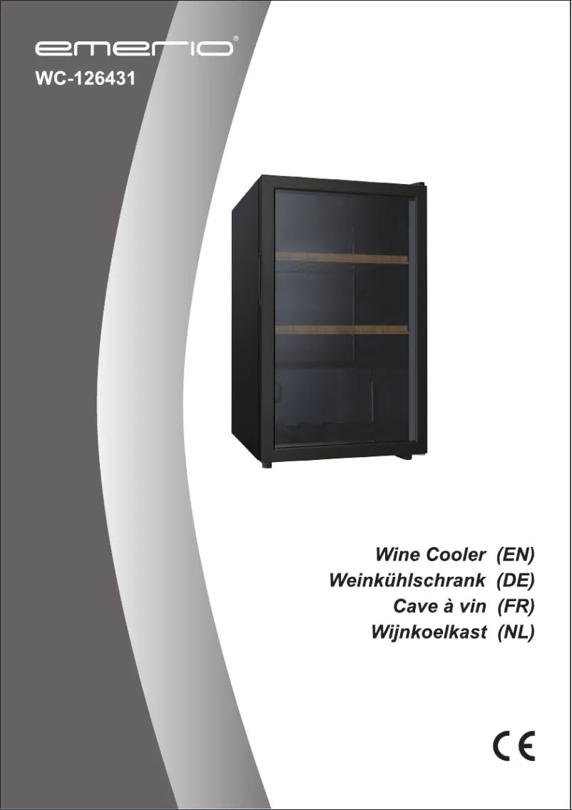 Page 1 de la notice Manuel utilisateur Emerio WC-126431