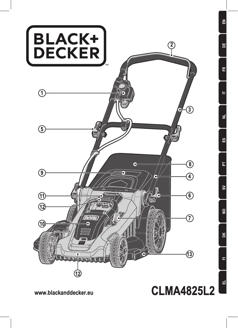 Image de la première page du manuel de l'appareil CLMA4825L2