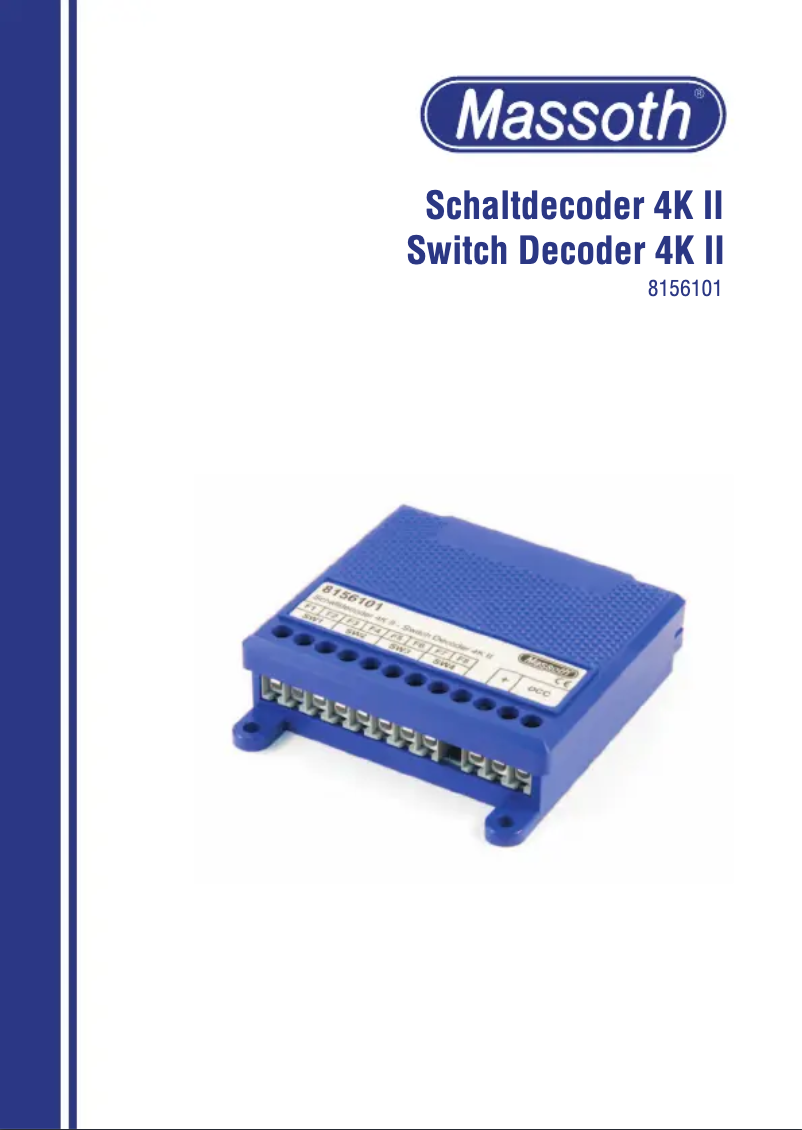 Image de la première page du manuel de l'appareil 8156101