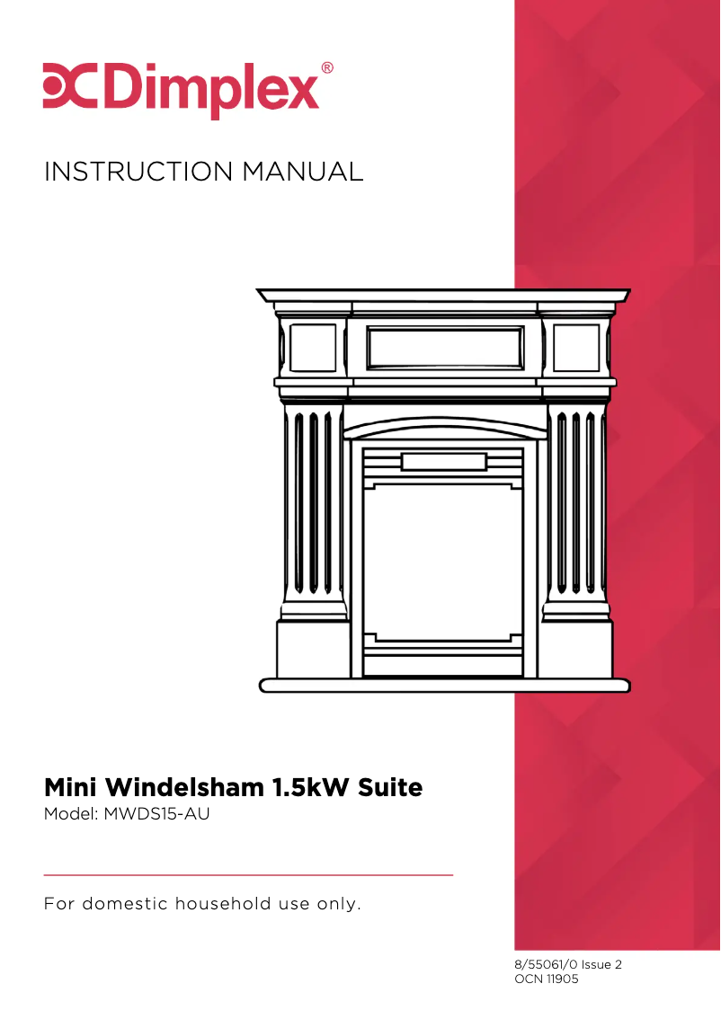 Image de la première page du manuel de l'appareil Mini Windelsham MWDS15-AU