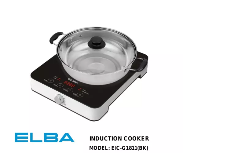 Page 1 de la notice Manuel utilisateur Elba EIC-G1816(BK)