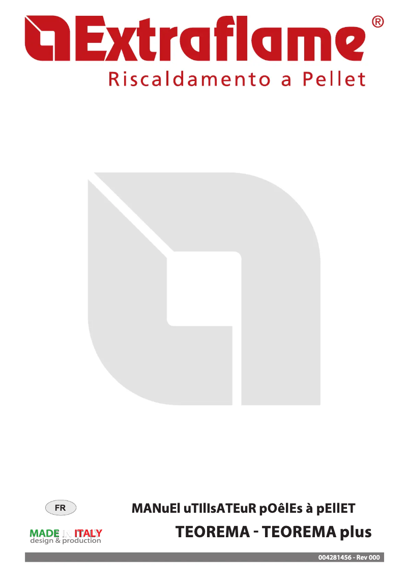 Image de la première page du manuel de l'appareil Teorema