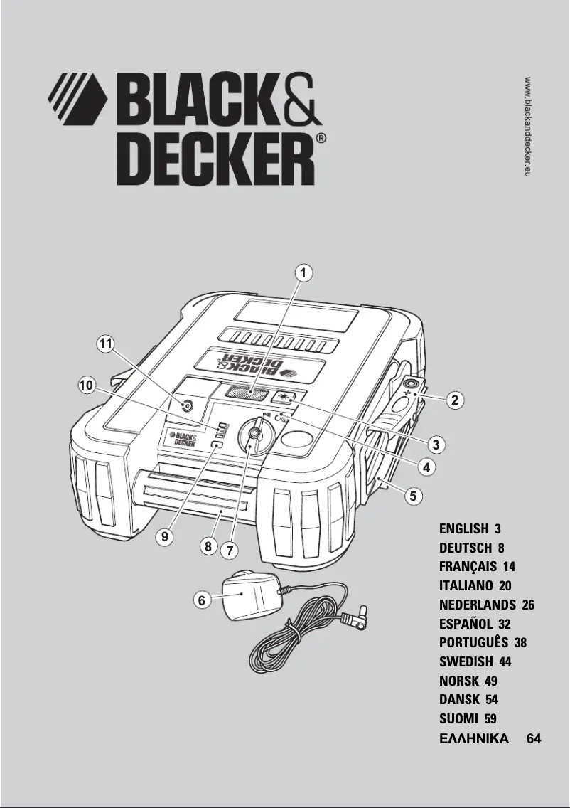 Página 1 del manual Manual de usuario Black & Decker BDJS350