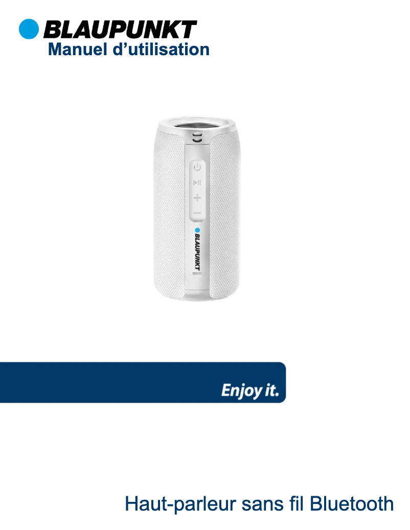 Page n°1 - Manuel utilisateur Blaupunkt BLP3935