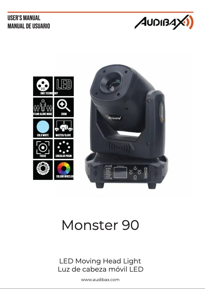 Page 1 de la notice Manuel utilisateur Audibax Monster 90