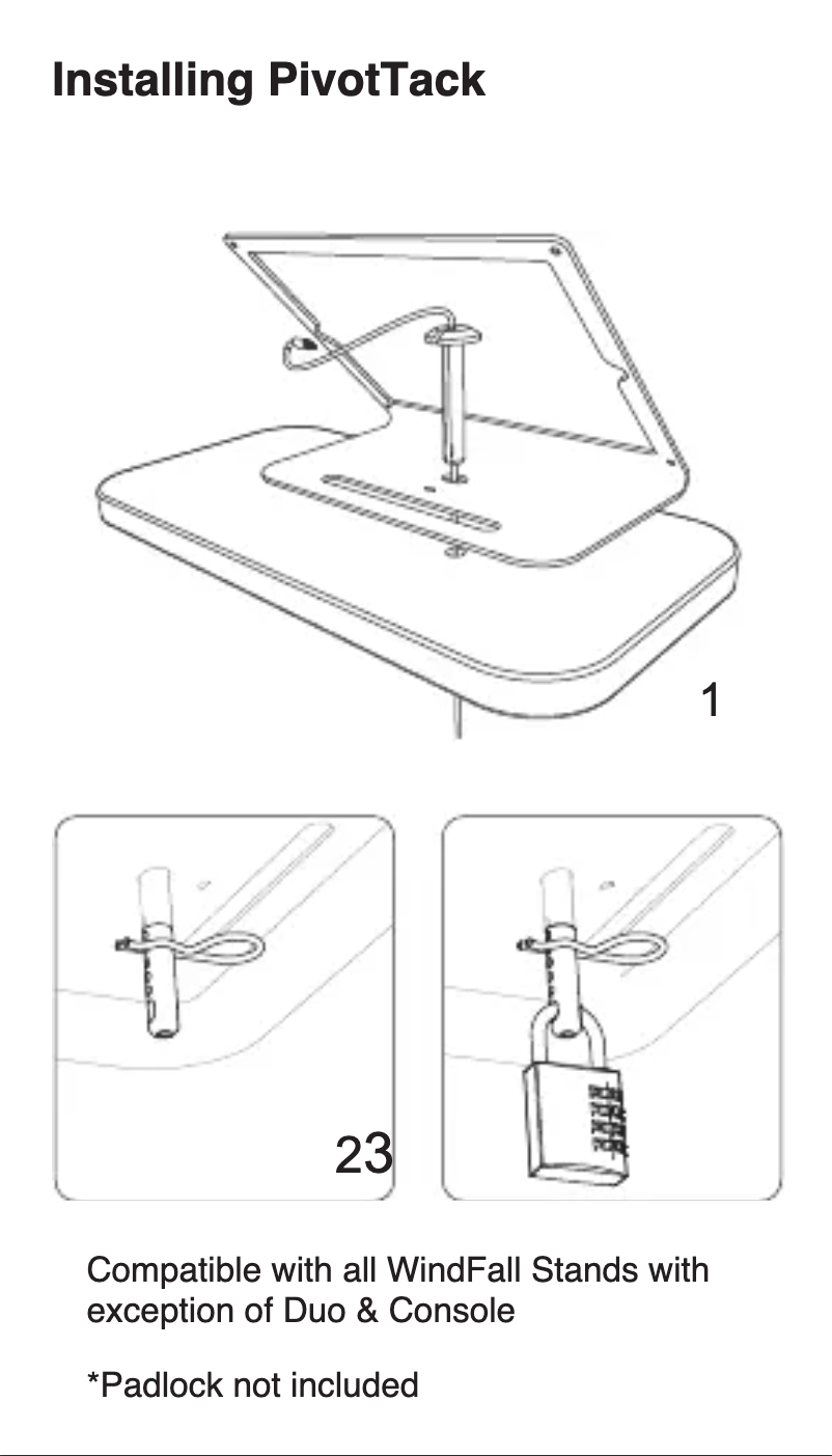 Page 1 de la notice Manuel utilisateur Heckler Design T223