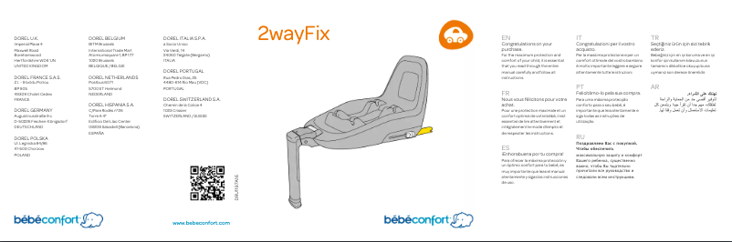 Page n°1 - Manuel utilisateur Bebe Confort 2wayFix