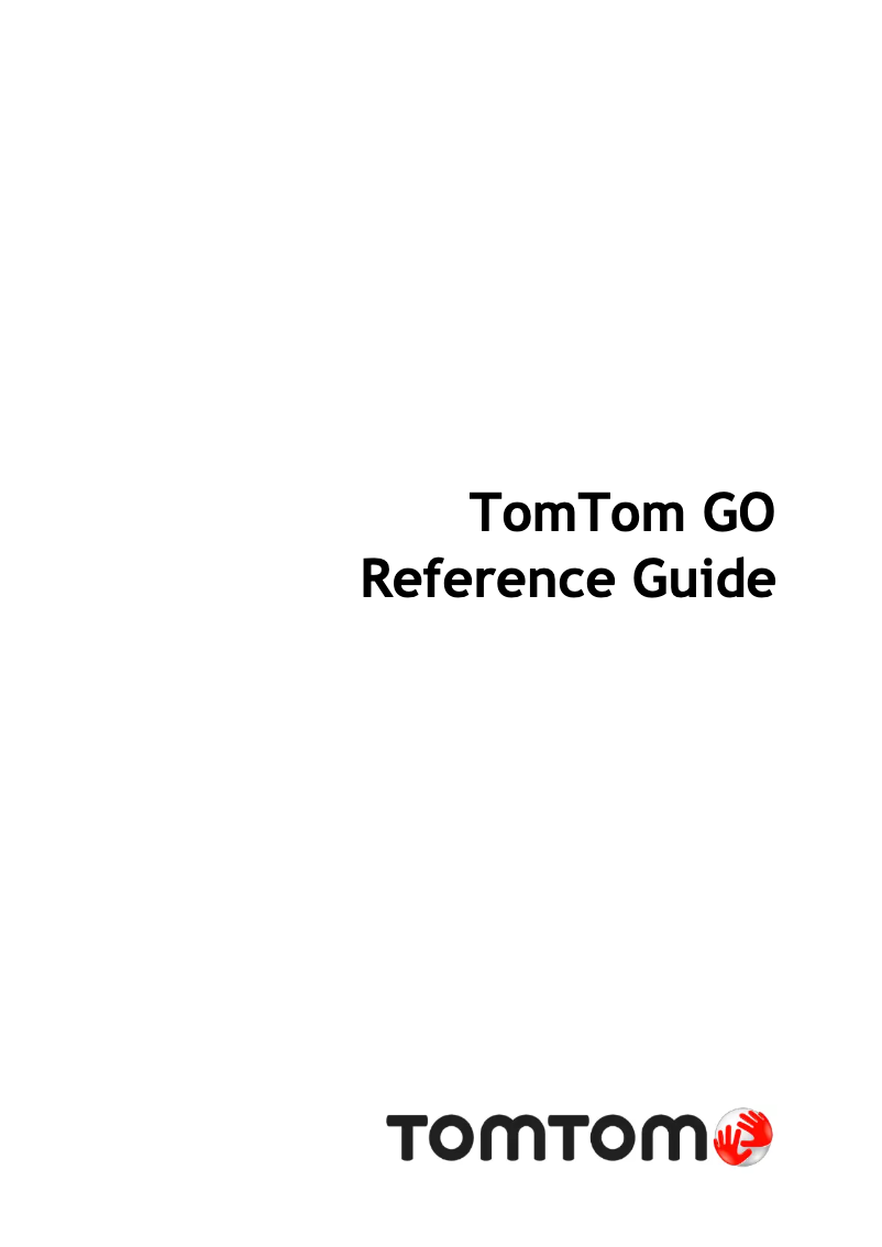 Page 1 de la notice Manuel utilisateur TomTom GO 60 3D