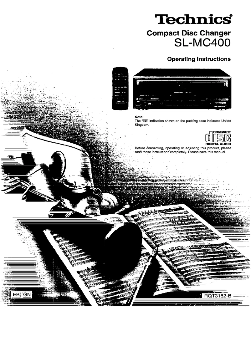 Image de la première page du manuel de l'appareil SL-MC400