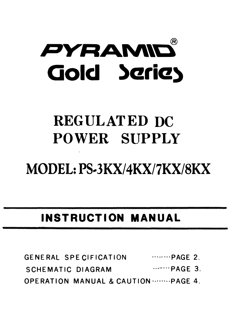 Page 1 de la notice Manuel utilisateur Pyramid UPS8KX