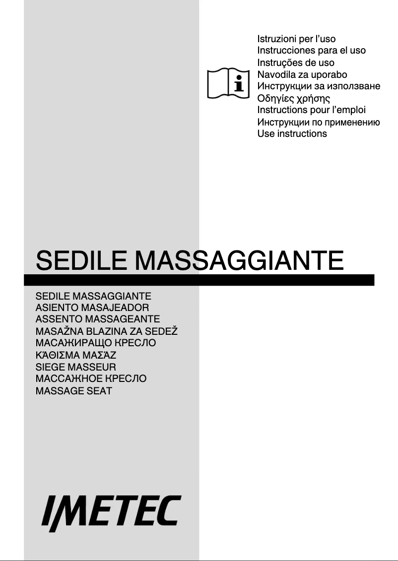 Page 1 de la notice Manuel utilisateur Imetec SENSUIJ SM3-200