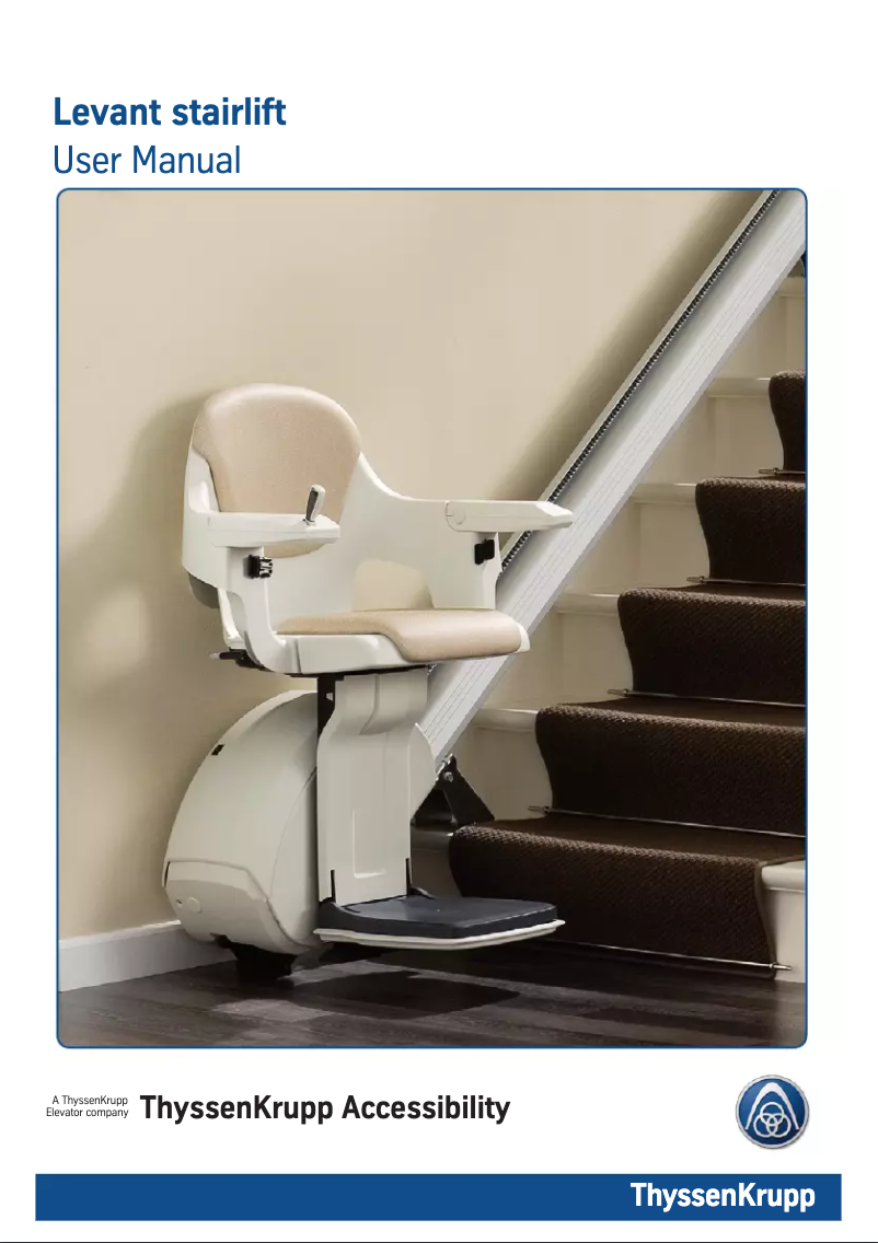 Page n°1 - Manuel utilisateur ThyssenKrupp Levant