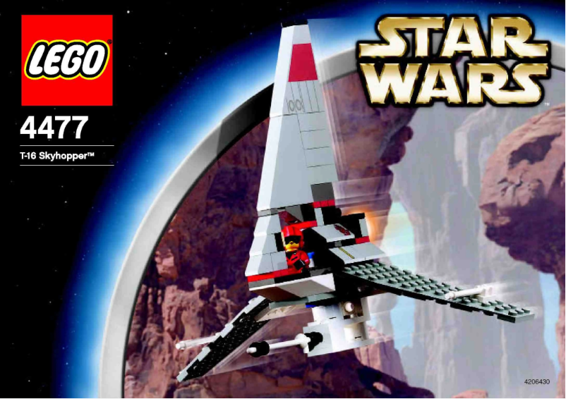 Page n°1 - Manuel utilisateur Lego T-16 Skyhopper (TM)