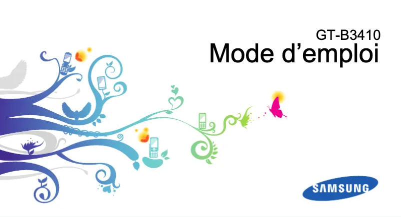 Page 1 de la notice Manuel utilisateur Samsung GT-B3410