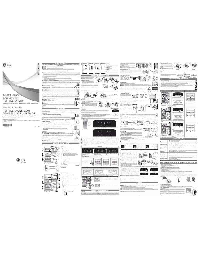 Page 1 de la notice Manuel utilisateur LG GT46BGP