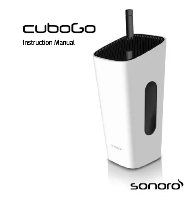 Página 1 del manual Manual de usuario Sonoro AU-5000BL BL