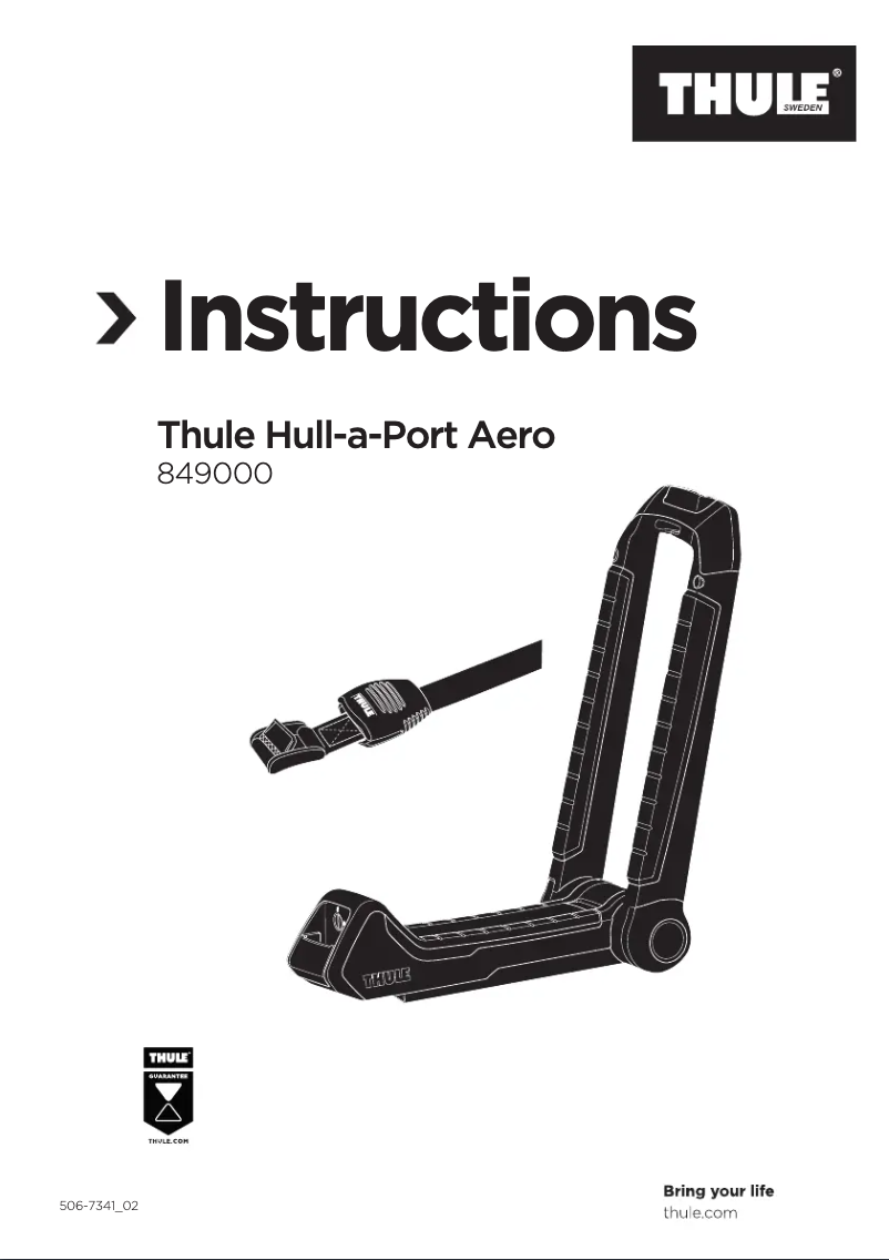 Page n°1 - Manuel utilisateur Thule Hull-a-Port Aero