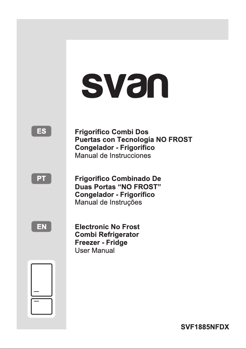 Page 1 de la notice Manuel utilisateur SVAN SVF1885NFDX