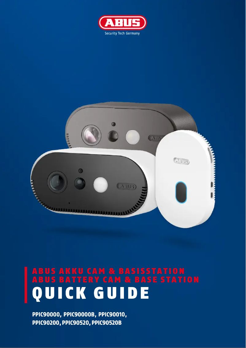 Page n°1 - Guide d'installation Abus PPIC90520