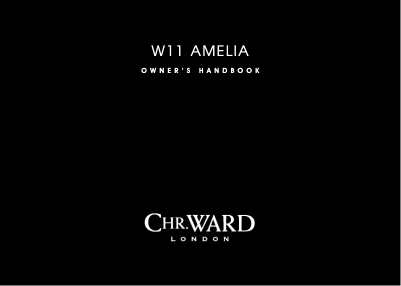 Page 1 de la notice Manuel utilisateur Christopher Ward W11 Amelia