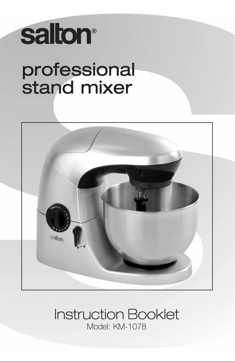 Imagen de la primera página del manual del dispositivo KM-1078