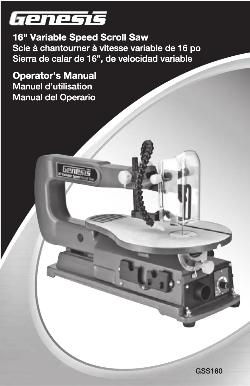 Imagen de la primera página del manual del dispositivo GSS160
