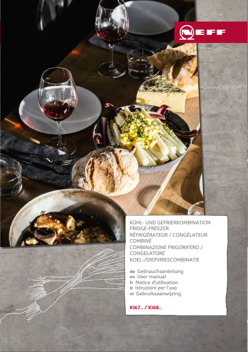 Page n°1 - Manuel utilisateur Neff KI6863F30