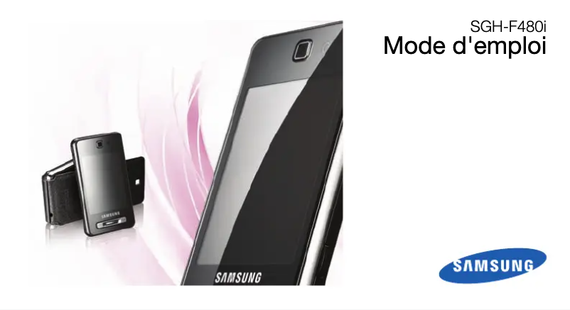 Page 1 de la notice Manuel utilisateur Samsung SGH-F480I