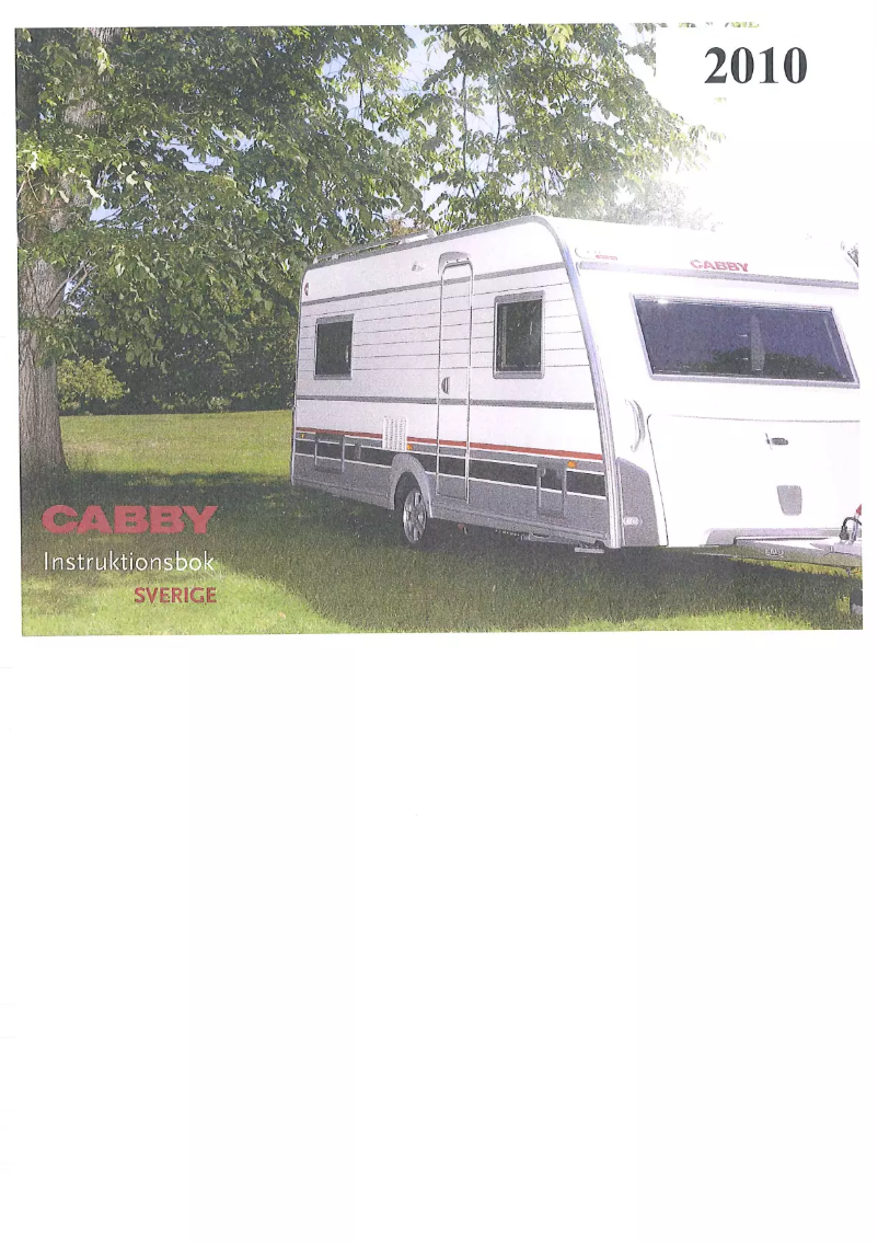 Page 1 de la notice Manuel utilisateur Cabby 2011