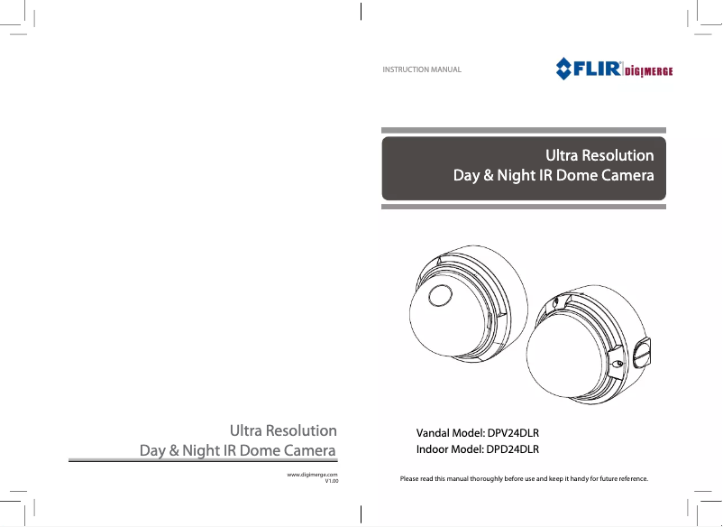 Page 1 de la notice Manuel utilisateur FLIR Pinnacle DPD24DLR