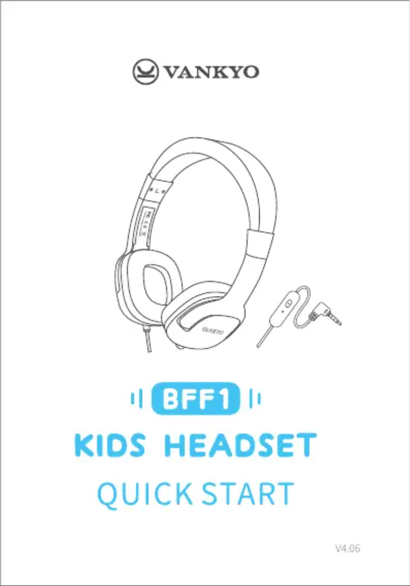Page 1 de la notice Manuel utilisateur Vankyo BFF1