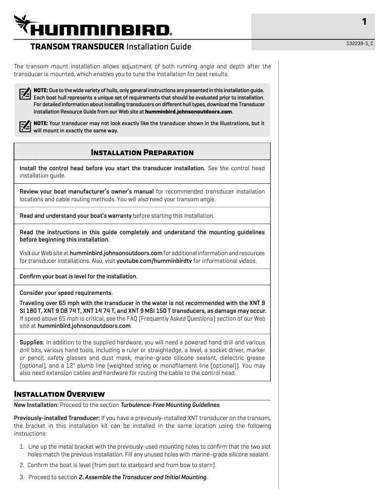 Imagen de la primera página del manual del dispositivo Helix 8 CHIRP MEGA DI GPS G4N