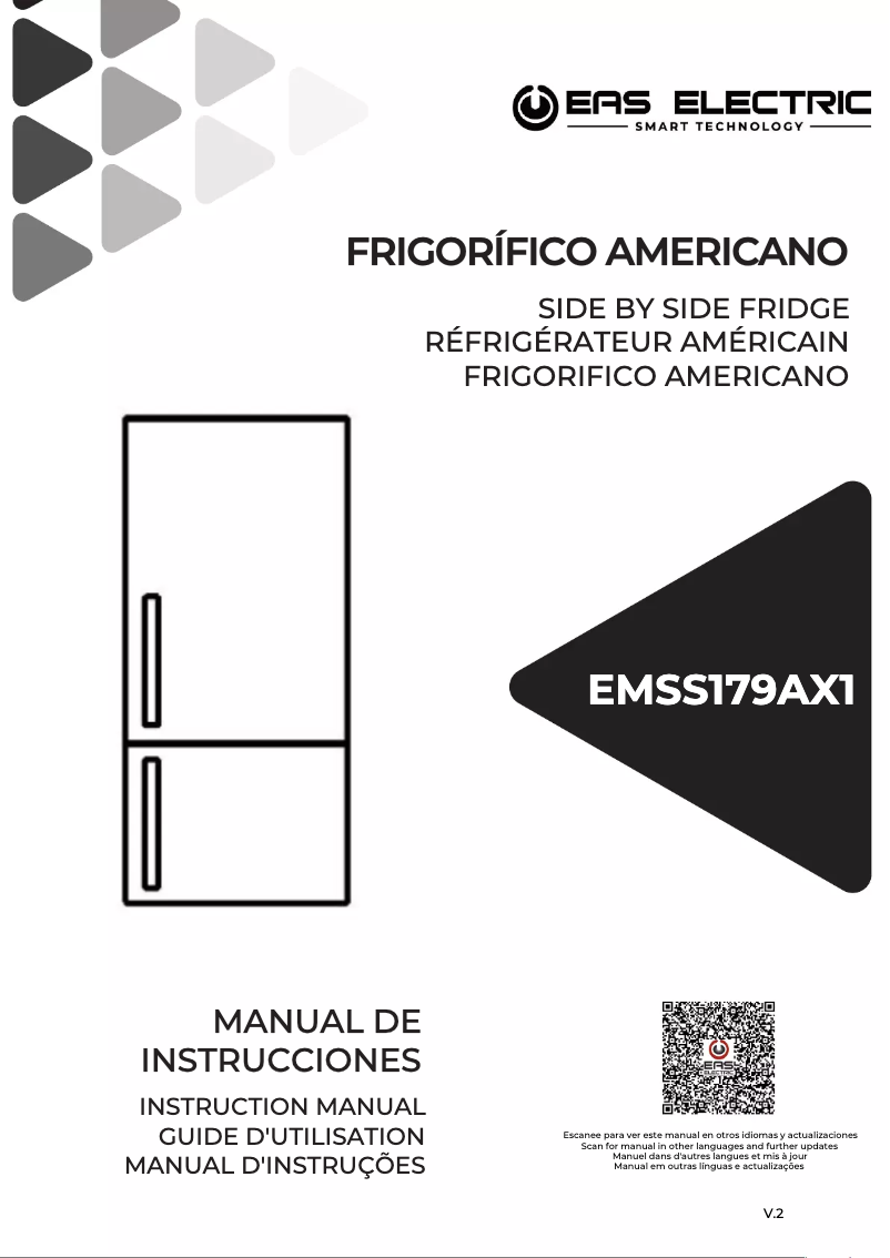 Page n°1 - Manuel utilisateur EAS Electric EMSS179AX1