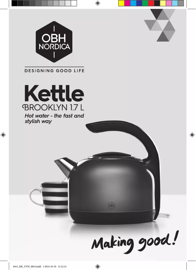 Page n°1 - Manuel utilisateur OBH Nordica Brooklyn 6415