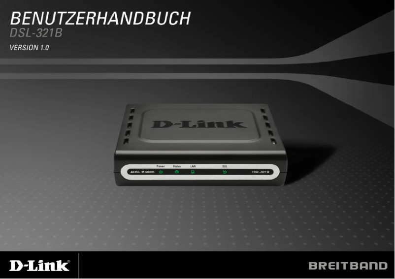 Página 1 del manual Manual de usuario D-Link ADSL2+ Ethernet Modem (Annex B)