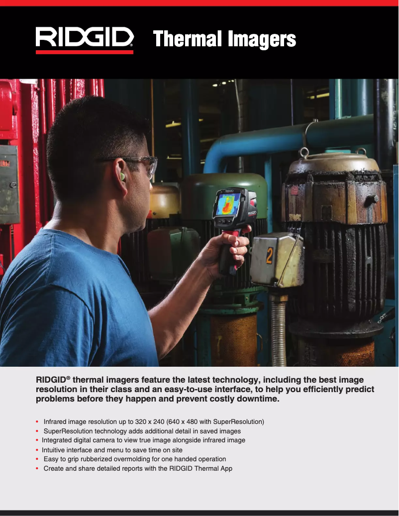 Page 1 de la notice Catalogue Ridgid RT-3