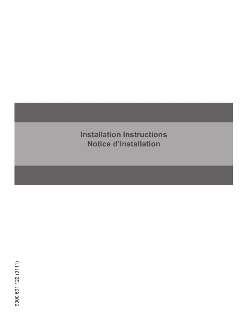 Page 1 de la notice Guide d'installation Bosch SPX5ES55UC