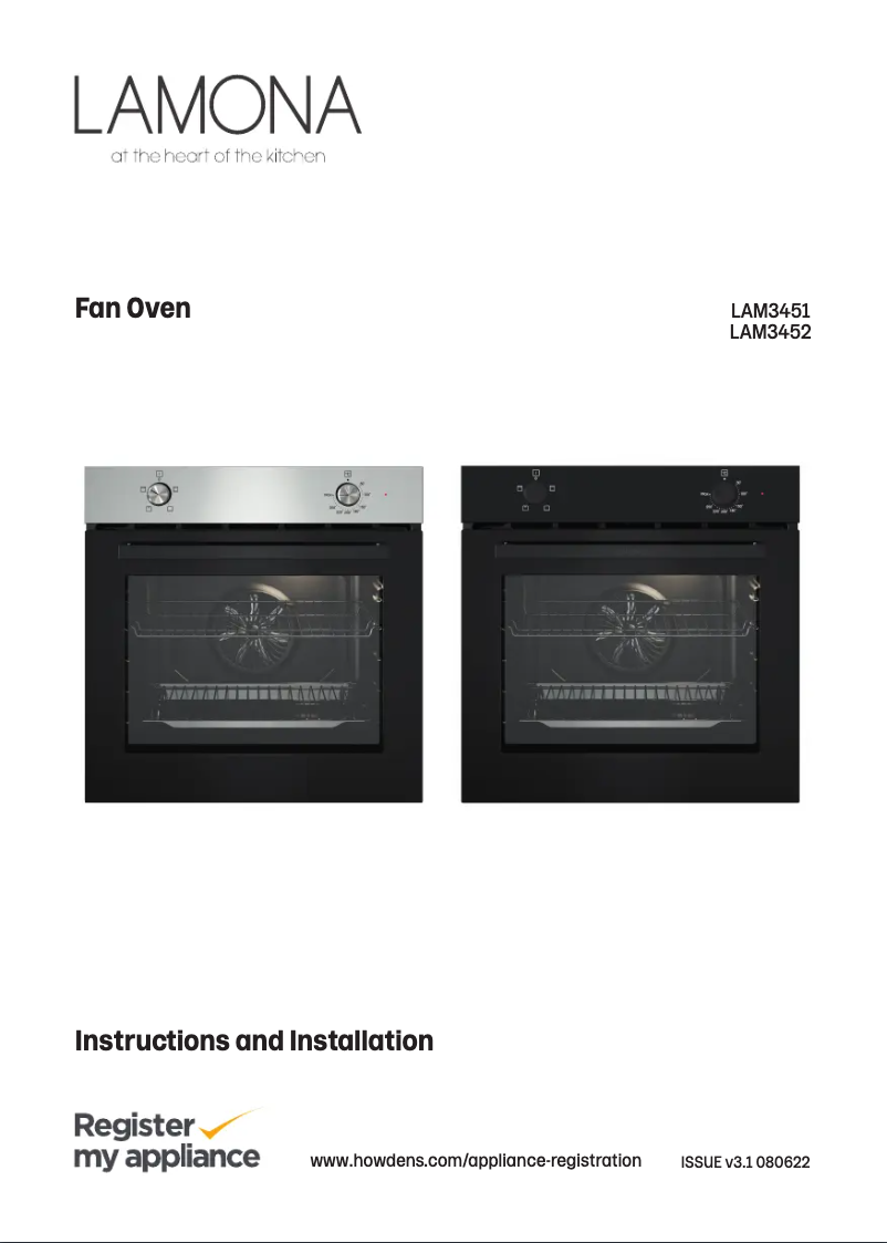 Image de la première page du manuel de l'appareil LAM3452