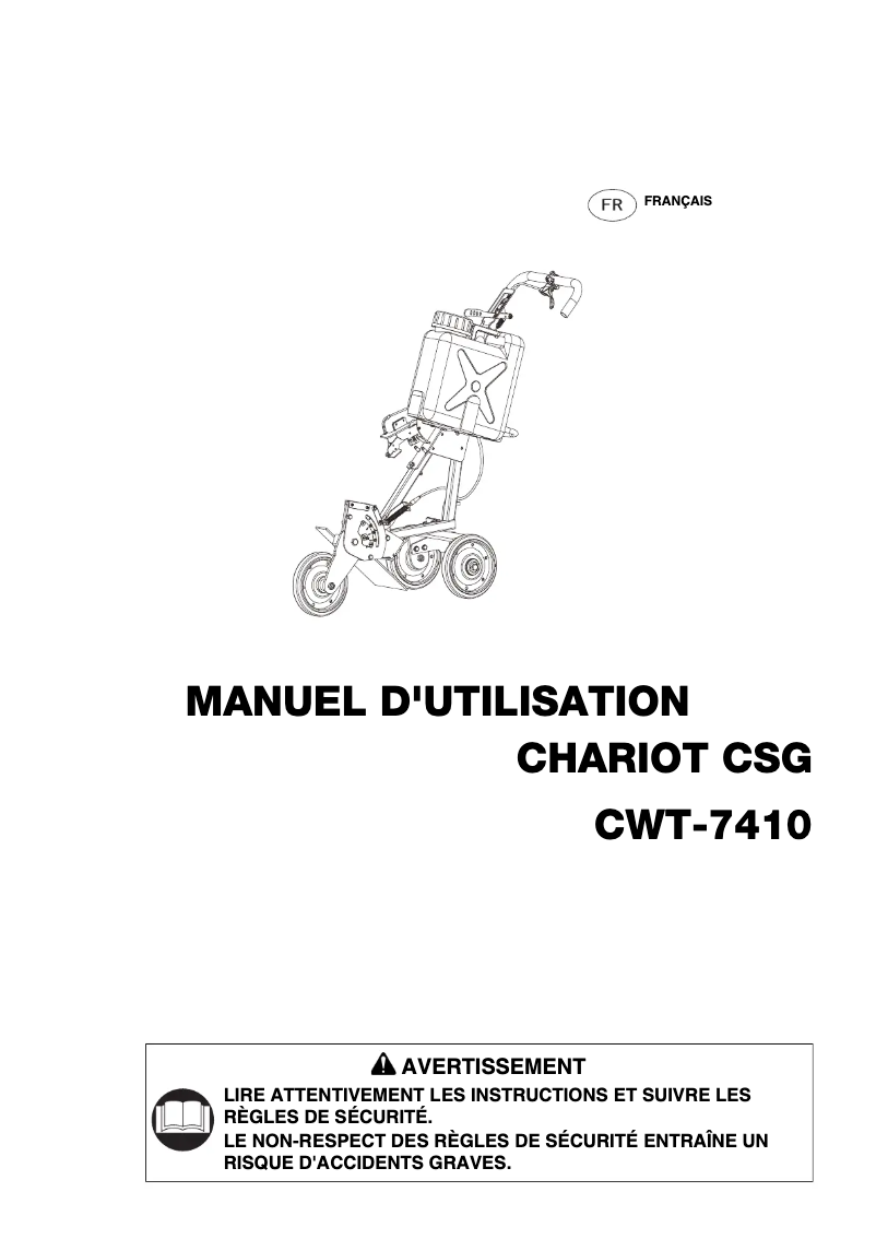 Imagen de la primera página del manual del dispositivo CWT-7410