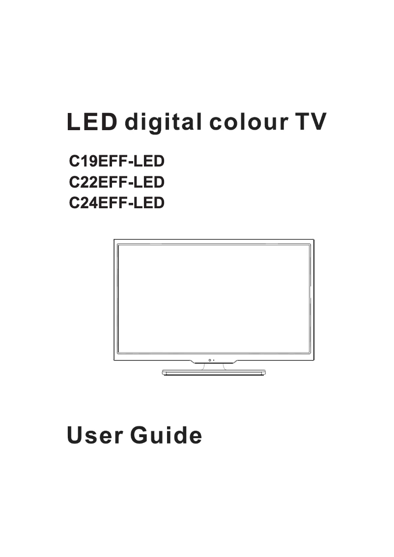 Page 1 de la notice Manuel utilisateur Cello C24EFF