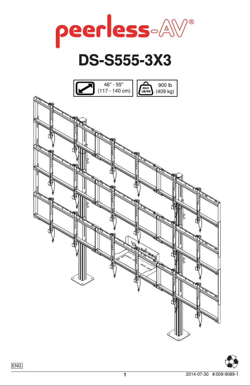 Image de la première page du manuel de l'appareil DS-S555-3X3